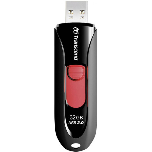 Clés USB Transcend JetFlash 590 - 32 Go Rouge Noir