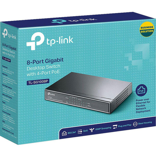 TP-LINK - Switch de bureau TL SG1008P TP-LINK - TP-LINK