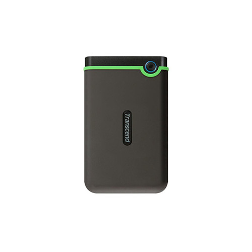 Carte SD Transcend StoreJet - 2 To - 2,5" - USB 3.1 Gen1 - Gris/Vert