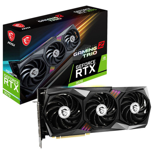 Msi - GeForce RTX 3070 GAMING Z TRIO 8G LHR Msi - Carte Graphique Gamer Composants