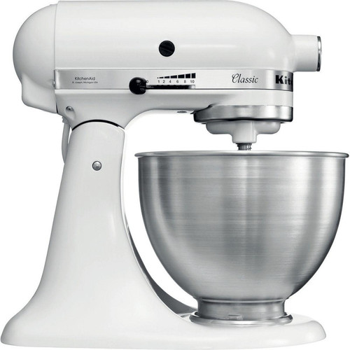 Kitchenaid - Robot pâtissier à tête inclinable 4.3 litres - Blanc Kitchenaid - Electroménager Pack reprise