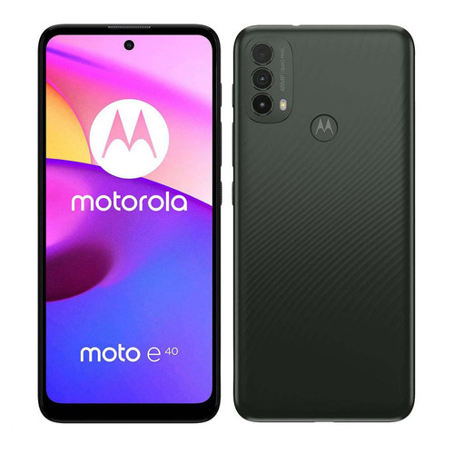 Motorola - MOTOROLA E40 64GB Noir Motorola - Smartphone à moins de 100 euros Smartphone