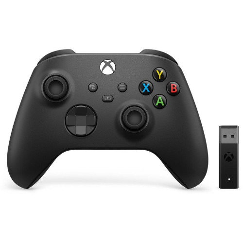 Microsoft - Microsoft Xbox Series X Controller + Adaptateur PC Microsoft  - Joystick