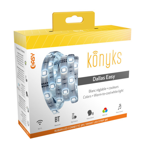Konyks - Dallas Easy - Ruband LED couleur connecté Konyks - Eclairage connecté Konyks