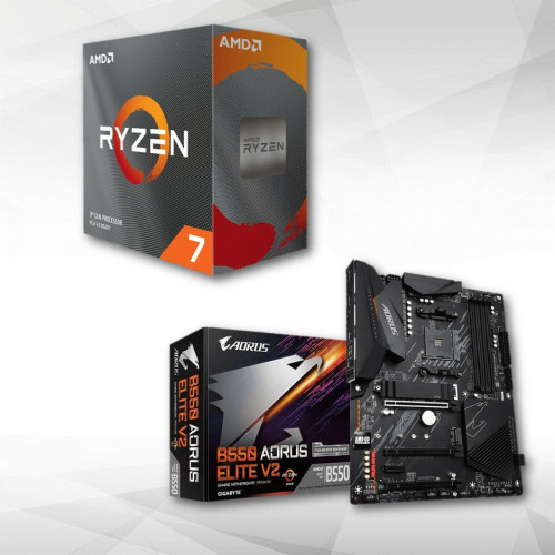 Amd - Ryzen 7 5800X - 3,8/4,7 GHz + B550 AORUS Elite V2 Amd - Upgradez votre PC grâce à nos Kits Evo