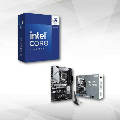 Intel - Intel Core i9-14900K (3.2 GHz / 5.8 GHz) + PRIME Z790-P WIFI Intel - Black Friday Carte Mère