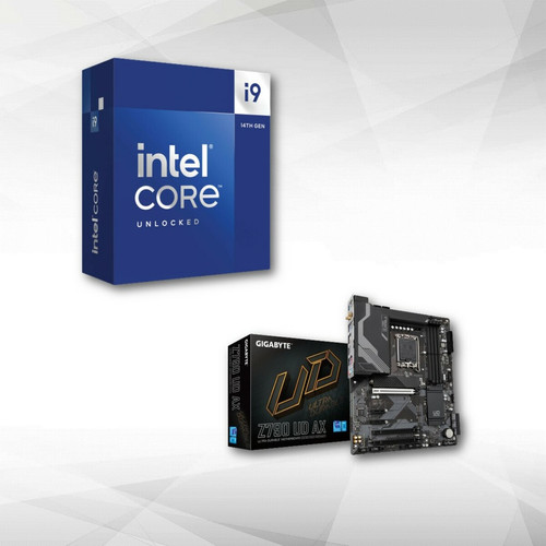 Gigabyte - Intel Core i9-14900K (3.2 GHz / 5.8 GHz) + Z790 UD AX Gigabyte - Kit d'évolution