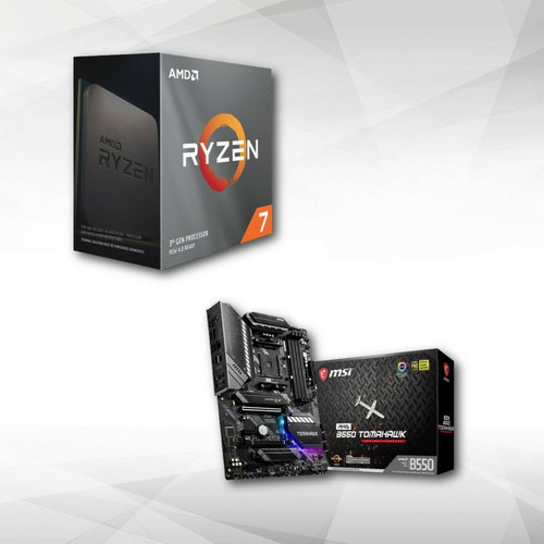 Msi - Ryzen 7 5700X (3.4 GHz / 4.6 GHz) + MAG B550 TOMAHAWK - ATX Msi - Upgradez votre PC grâce à nos Kits Evo