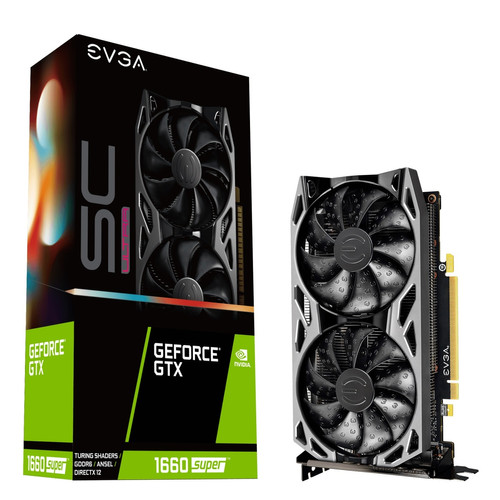 Evga - GeForce GTX 1660 SUPER SC ULTRA GAMING - Dual Fan - 6Go Evga - Produits reconditionnées et d'occasion Rue du Commerce