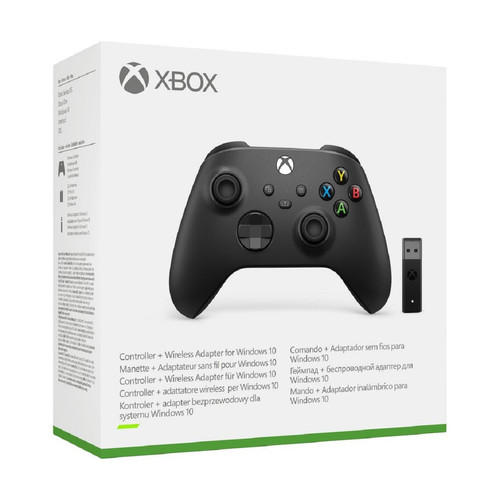 Microsoft - Manette Xbox Series + adaptateur USB sans fil Windows 10 - Noir Microsoft  - Xbox Series