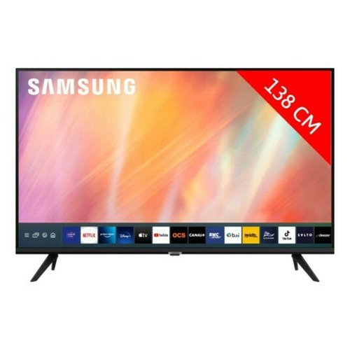 Samsung - TV LED 4K UHD 55" 140cm - 55AU7025  Samsung - TV paiement en plusieurs fois TV, Home Cinéma