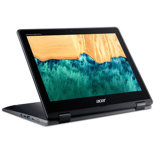 Chromebook Acer PC Portable Acer Chromebook Spin 512 R852T 12" Ecran tactile Intel Celeron 4 Go RAM 32 Go eMMC Noir