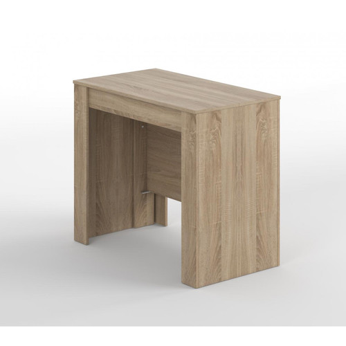 Alter - Table console extensible multifonction, couleur chêne canadien, dimensions 90 x 78 x 51 cm Alter  - Armoire