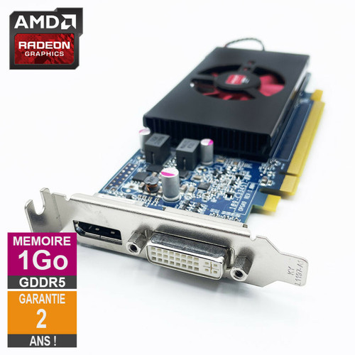 Amd - Carte graphique AMD Radeon HD 7570 1Go GDDR5 DVI DP Low Profile 113-C3340200-105 Amd - Occasions Carte Graphique Low Profile