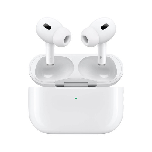 Apple - Ecouteurs sans fil Apple Airpods Pro 2e génération, blanc, avec étui de chargement MagSafe (Lightning) - MQD83ZM/A (Apple) Apple - Casque Etanche