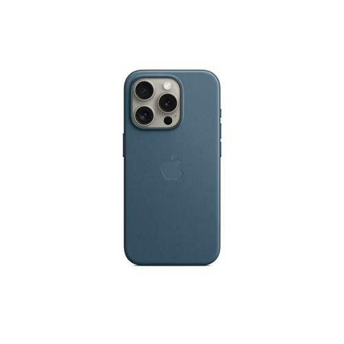 Coque, étui smartphone Apple Coque en tissage fin avec MagSafe pour iPhone 15 Pro Bleu Pacifique