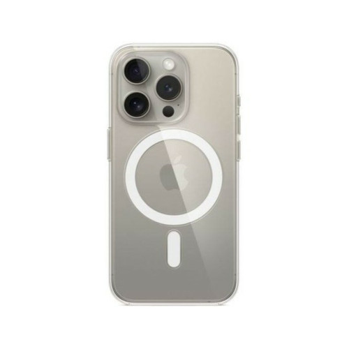 Apple - Coque iPhone Coque transparente avec MagSafe iPhone 15 Pro Apple - Chargeur iPhone Accessoires et consommables