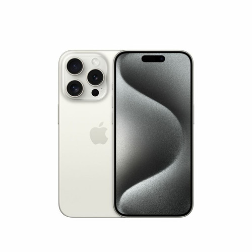 Apple - iPhone 15 Pro - 5G - 8/256 Go - Blanc Titanium Apple - iPhone paiement en plusieurs fois Téléphonie