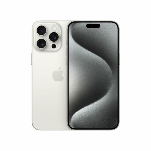 Apple - iPhone 15 Pro Max - 5G - 8/256 Go - Blanc Titanium Apple - Bons Plans Smartphone