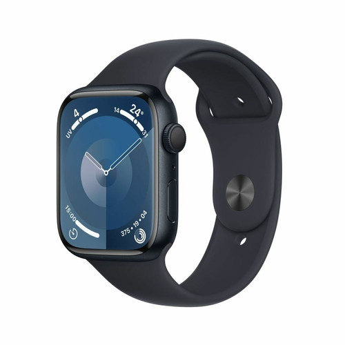 Apple - Apple Watch Series 9 GPS 45 mm Boîtier en aluminium minuit avec bracelet sport minuit S/M Apple - Bonnes affaires Objets connectés