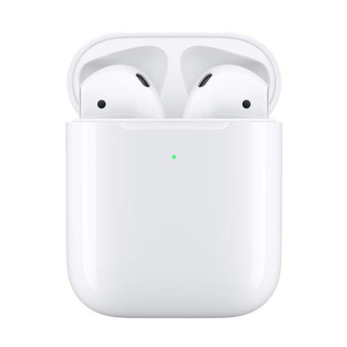 Apple - Auriculares AirPods 2 con carga inalámbrica MRXJ2TY/A blanco Apple - Casque Apple