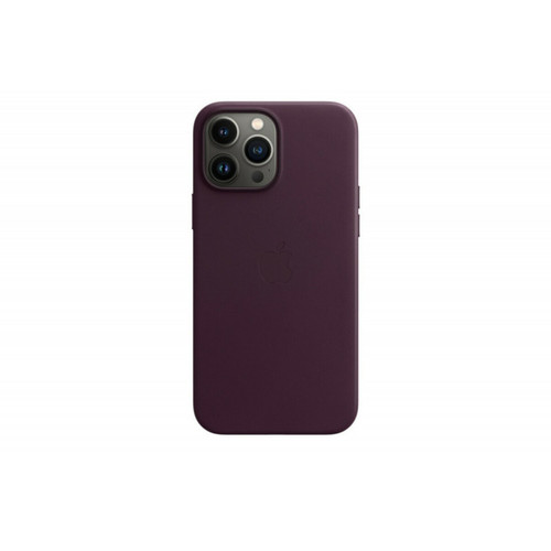 Apple - Coque iPhone Coque cuir MagSafe iPhone 13 Pro Max- Dark Cherry Apple  - Accessoires Apple Accessoires et consommables