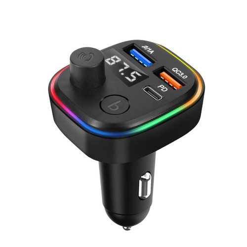 Avizar - Transmetteur FM Bluetooth avec Chargeur Voiture USB QC 3.0 et USB-C 18W C2 Noir Avizar - Passerelle Multimédia Avizar