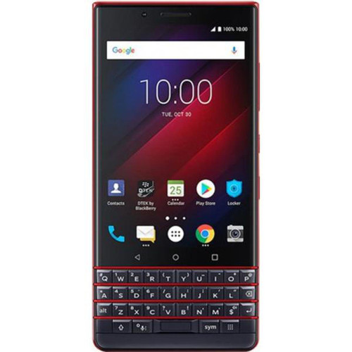 Blackberry - BlackBerry Key2 LE Dual SIM 64GB 4GB RAM BBE100-4 Atomic Red Blackberry - Blackberry