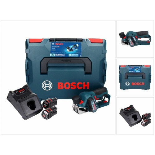 Bosch - Rabots sans fil Bosch GHO 12V  20  2 batteries GBA 12V 30 Ah  chargeur GAL 12 V  40  LBOXX Bosch - Accessoires défonçage, rabotage