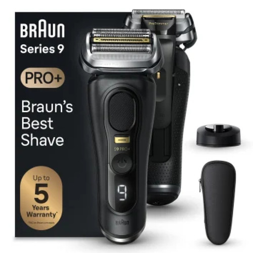 Rasoir électrique Braun Braun Series 9 Pro+ 9510s Wet & Dry Rasoir à grille Tondeuse Noir