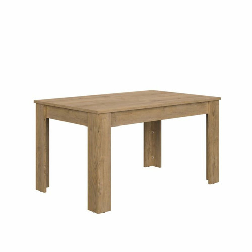Tables à manger But Table L.140 cm + allonge AUDREY imitation chêne