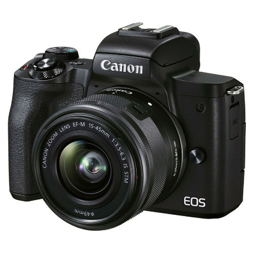 Canon - CANON EOS M50 MARK II NOIR + 15-45 Canon - Appareil Hybride