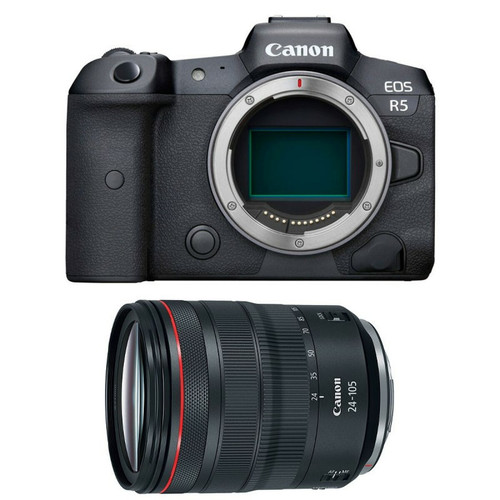 Canon - PACK CANON EOS R5 + RF 24-105mm f/4L IS USM R5 Canon - Le meilleur de nos Marchands Appareil Photo