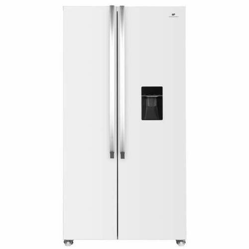 Réfrigérateur américain Continental Edison Réfrigérateur américain Continental Edison - CERA532NFW - 4 portes - 532L - L90 cm xH177 cm - Blanc