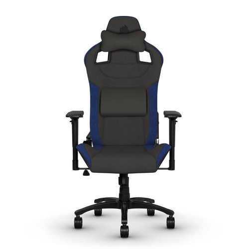 Corsair - T3 RUSH Fabric Gaming Chair - Blue/Black Corsair - Corsair T3 Rush Chaise gamer