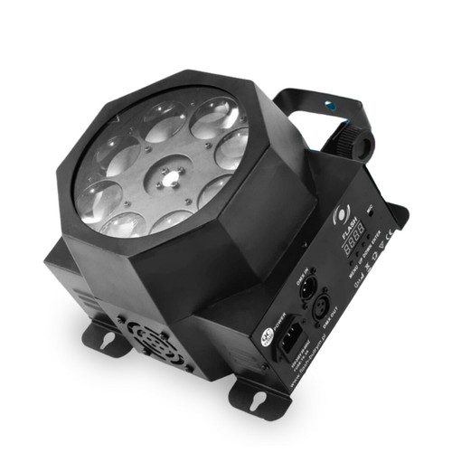 Flash - Jeu de lumière - Noir - Spot GOBO 8x3W à LED RGBW - DMX - Flash F7300231 MAGNUM Flash  - Effets lumineux
