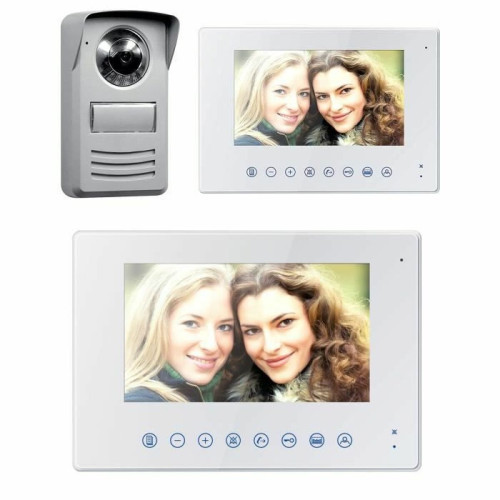 Fpe - Portier vidéo Interphone audio/vidéo couleur SEMAC 2 fils, Ecran 7pouces, Fpe  - Sonnette et visiophone connecté