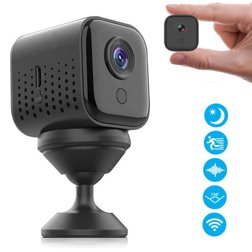 Generic - Mini caméra espion sans fil, 1080P HD WiFi petite caméra de sécurité intérieure portable avec capteur de mouvement Generic  - Caméras