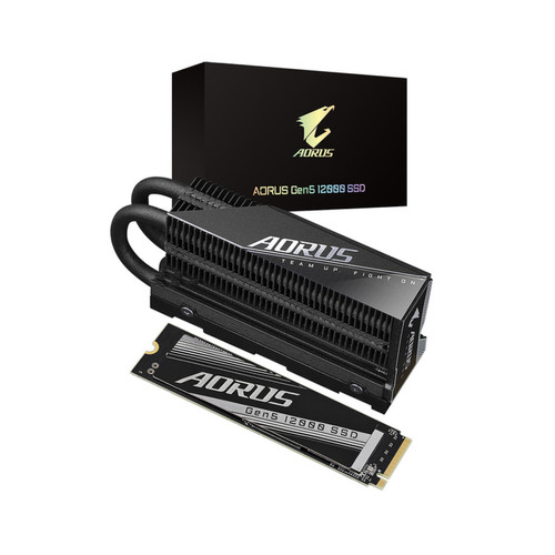 Gigabyte - AORUS Gen5 12000 SSD - M.2 - 2TB Gigabyte  - Stockage Composants