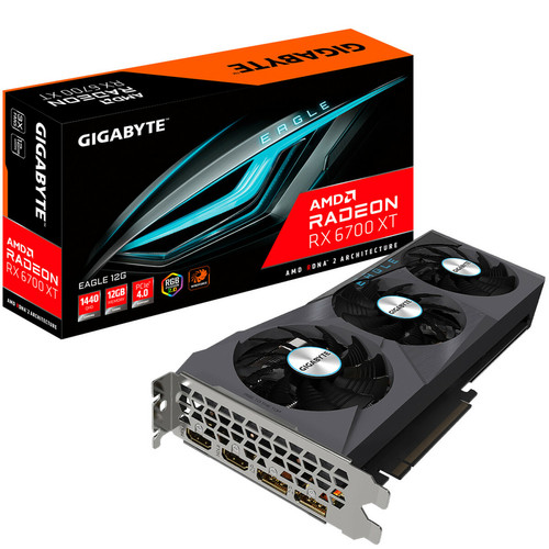 Gigabyte - Radeon RX 6700 XT EAGLE 12Go Gigabyte - Produits reconditionnées et d'occasion Rue du Commerce