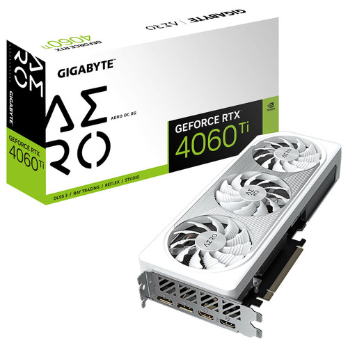 Gigabyte - GeForce RTX 4060 Ti AERO OC 8Go Gigabyte - Le meilleur de nos Marchands Composants