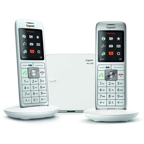 Téléphone fixe filaire Gigaset Téléphone sans fil CL660 Duo Blanc