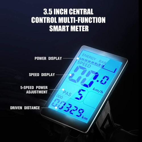 Accessoires Mobilité électrique Gunai Compteur d'Affichage Ecran LCD pour GUNAI Ebike
