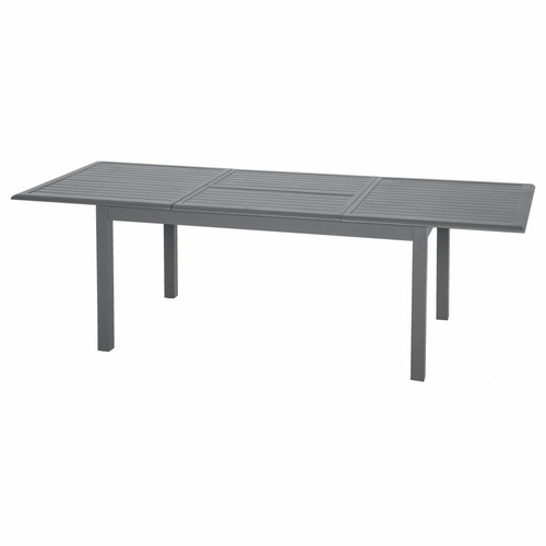 Hesperide - Table de jardin extensible Azua - Aluminium - 10 Personnes - Gris graphite Hesperide - Meuble paiement en plusieurs fois