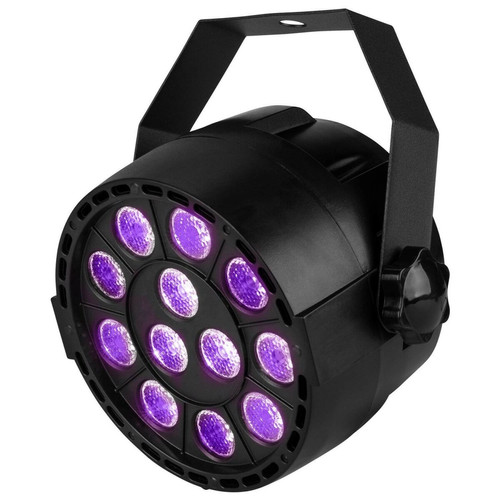 Effets à LED Ibiza Light Jeu de lumière - Projecteur PAR à LEDs 12x2W UV - Ibiza Light PAR-MINI-UV