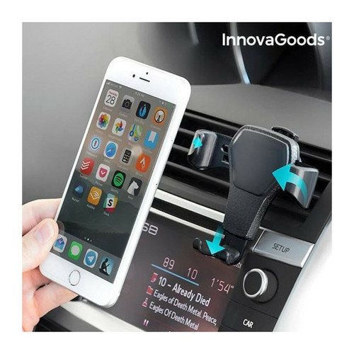 Innovagoods - Support Gravitationnel de Téléphones Portables pour Voiture InnovaGoods Innovagoods  - Support / Meuble TV