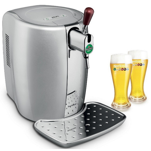 Krups - Machine à bière 5l silver avec coffret 2 verres - yy2931fd - KRUPS Krups - La fête des pères Machine à boissons