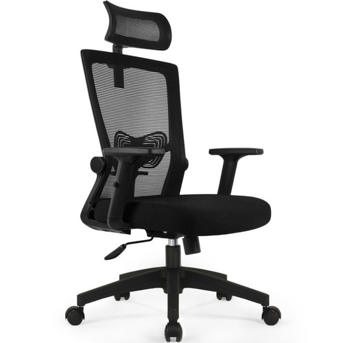 Lexzurn - Chaise de Bureau Lexzurn avec Réglage Ergonomique, Fauteuil de Bureau Noir Lexzurn - Bureaux Design