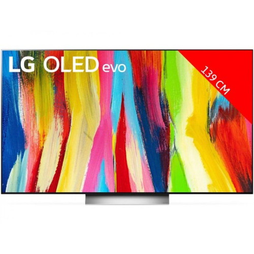 LG - TV OLED 4K 55" 139 cm - OLED55C25 2022 LG  - TV, Télévisions 55 (140cm)