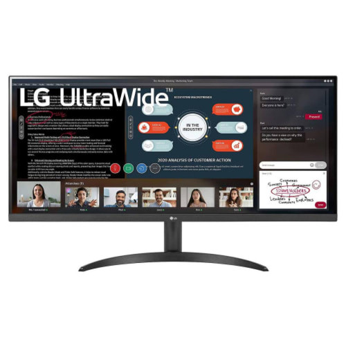 LG - UltraWide 34WP500-B Ecran PC 34" LED UWFHD 75Hz AMD FreeSync HDMI Écouteurs Jeux Bureau Noir LG - Moniteur PC 0.5 ms